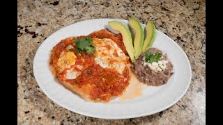 Huevos Rancheros receta Facil [upl. by Elleirad]