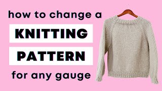 How to Knit a Top Down Raglan Sweater in ANY Needle Size  Yarn Weight [upl. by Rollins]