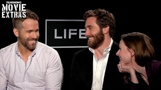 Life  QampA with Ryan Reynolds Rebecca Ferguson and Jake Gyllenhaal [upl. by Niu]