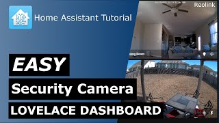 Easily integrate your Cameras into Home Assistant Lovelace  Reolink [upl. by Kassel819]