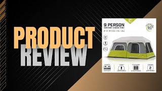 Core 9 Person Instant Cabin Tent Review  Quick Setup Weather Protection amp More [upl. by Adriano604]