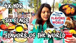 Flavors of the World Food Festival at Six Flags Magic Mountain [upl. by Eselrahc]