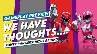 16bit beatemup BEAUTY  Power Rangers Ritas Rewind Gameplay Preview [upl. by Nitsu]