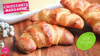 CROISSANTS VEGANS sans beurre sans lait mais DÉLICIEUX [upl. by Eirollam]