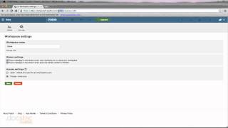 Configuring Workspace Settings  Workspaces In Podio [upl. by Lauter]