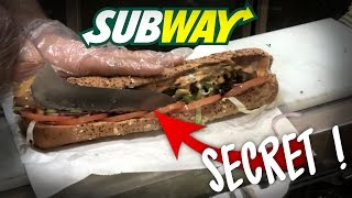 Le SANDWICH SECRET du CHEF SUBWAY  ft Blackoune [upl. by Moore]