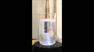 Ultrasonic Degassing of Water with Detergent [upl. by Zumstein591]