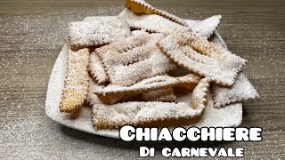 Chiacchiere di carnevale  ricetta della nonna  facile e veloce [upl. by Indnahc]