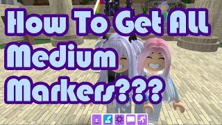 How to get ALL MEDIUM MARKERS UPDATED APRIL 2023 in Find The Markers Roblox 2023 [upl. by Aed]