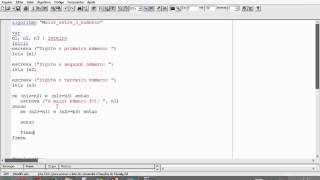 Lógica de Programação Aula 33 Exercício O maior dentre 3 números [upl. by Assela]