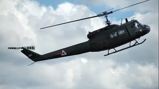 Huey Helicopter Bell UH1 Awesome Display [upl. by Llacam]