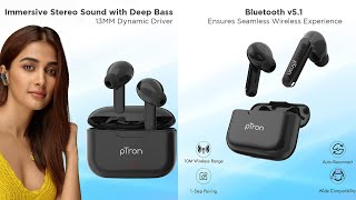 pTron Bassbuds Duo Bluetooth 51 Wireless Earbuds [upl. by Laban]