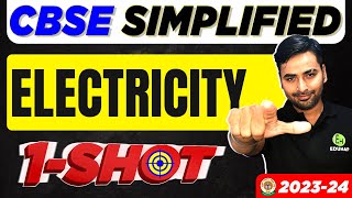 Electricity  Class 10  Science  OneShot Explanation 202324  CBSE SIMPLIFIED [upl. by Bruni]