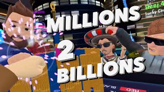 winning over 1 Billion in roulette 29 Vegas Infinite by PokerStars vr [upl. by Streeto]