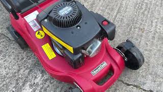 Mountfield SP164 Petrol SelfPropelled Lawn Mower cw Collection Bag [upl. by Limhaj]