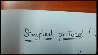 Simplest protocolUnrestricted simplex protocol [upl. by Nolham545]