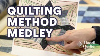 How to Quilt One Block Using Different Methods [upl. by Alwitt]