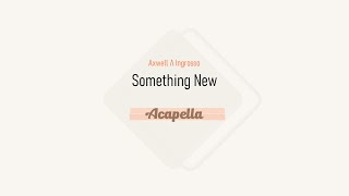 Axwell Λ Ingrosso  Something New Acapella [upl. by Celie]