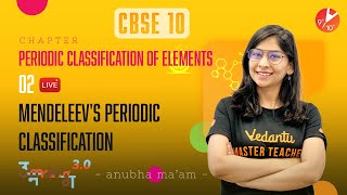 Periodic Classification Of Elements L2 Mendeleevs Periodic Classification CBSE Class10 Chemistry [upl. by Tremayne596]