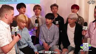 171119 1041 KRBE BTS Interview Backstage AMAs [upl. by Broadbent]