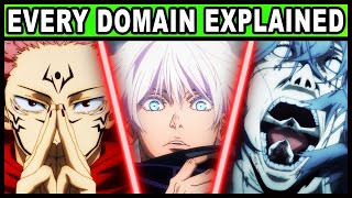 Every Domain Expansion Explained  Jujutsu Kaisen All Domain Expansions and Their Powers  JJK [upl. by Haridan]