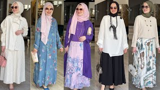 ألبسة نسائية موضة صيف 2024✨hijab tutorial turkishstyle ✨hijab outifits ✨ vêtements pour femme [upl. by Myrt63]