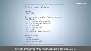 Renesas Flash Programmer Tutorial Usage of Command line CLI [upl. by Aihpos]