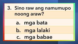 Maikling Kwentong Pambata  Day 2  Developing Reading Comprehension  Magaral Bumasa [upl. by Thorr]