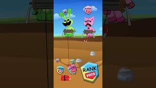 GOLD digging game Rank Up Challenge With Poppy playtime Chapter 4  rankup shorts catnap [upl. by Jarrid662]