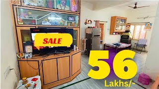 1160sft  fully furnished 2 bhk flat for sale in kukatpally hyderabad near vivekanandanagar Resale [upl. by Farrish834]