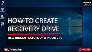 Windows 10 Recovery USB for another PC [upl. by Eadrahs]