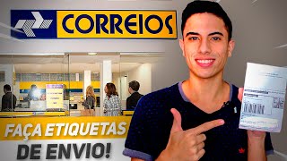 Como GERAR ETIQUETAS DE ENVIO dos CORREIOS [upl. by Mcgruter]