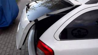 Skoda Octavia II FL automatic back door opening III [upl. by Winther]