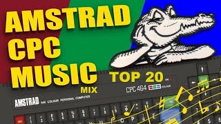 Amstrad CPC Music Mix Top 20 Music [upl. by Aretak]