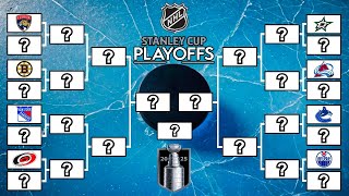 2025 NHL Stanley Cup playoff Predictions [upl. by Anneh]