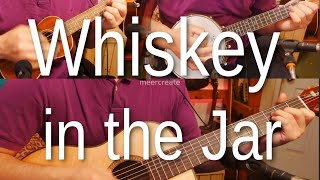 Whiskey in the Jar  Instrumental with Guitar Ukulele and Banjolele [upl. by Esya]