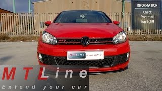 VW Golf 6 GTD MY2012  fog LED bulb error removal  uporaba LED luči za meglo [upl. by Naryt]