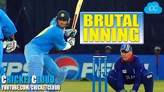 Sourav Ganguly Showing ENGLAND  WHO IS DADA  BRUTAL INNING [upl. by Adnalram954]