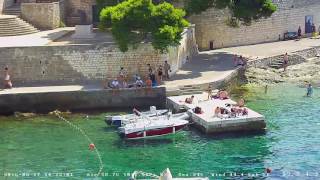 Hvar Webcam Recording from 17Aug2016  Summer day [upl. by Krysta]