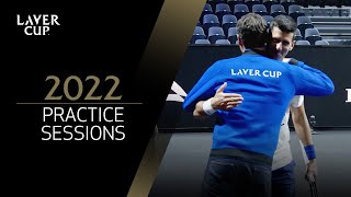 Team World amp Team Europe Practice  Laver Cup 2022 [upl. by Cantone]