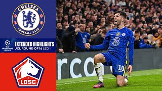 Chelsea vs LOSC Lille Extended Highlights  Round of 16  1st Leg  CBS Sports Golazo [upl. by Marchak]