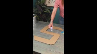 How to create impressive furniture with cardboard yourself 📦shorts cardboard epoxyresin [upl. by Lindblad]