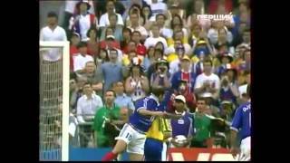 ZIDANE HEAD 2 GOALS WORLD CUP 98 [upl. by Quintessa]