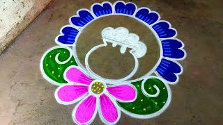 Pongal paanai kolamPongal pot rangolisankranti muggulubhogi kundalu mugguluSuper Amazingrangoli [upl. by Folsom811]