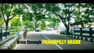 Drive through Kochi  Panampilly Nagar [upl. by Refinnaj]