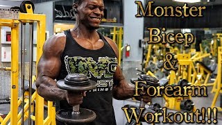 Monster Bicep amp Forearm Workout [upl. by Ulrika]