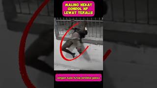 Maling Hp Nekat Masuk Rumah Lewat Teralis shorts maling viral [upl. by Salis701]