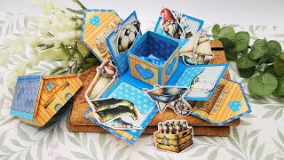 Exploding Box Card Tutorial  THE SHED [upl. by Barbaraanne391]