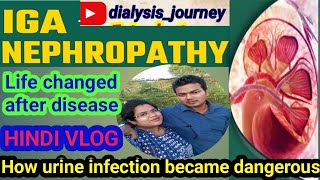 How my husband got IgA nephropathy from urine infectionHindi vlogfirstvlogdialysisjourney [upl. by Ecinnej]