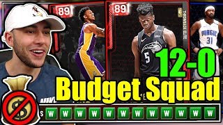 GOING 120 WITH THIS BUDGET SQUAD IN MYTEAM UNLIMITED NBA 2K19 Gameplay [upl. by Attalanta63]